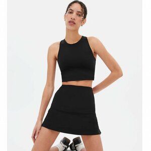 Girlfriend Collective Black Sport Skort